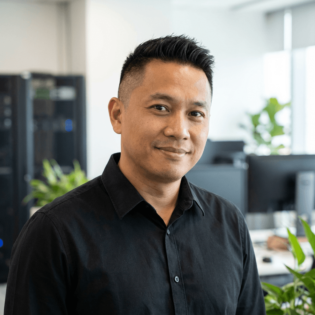 Marcus Chen in a professional setting